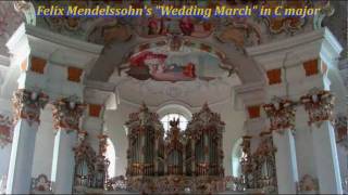 Felix Mendelssohn Wedding March in C major A midi arrangement for Pipe Organ Instrument [upl. by Sula999]