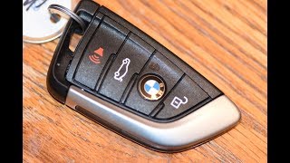 DIY BMW  How to change SmartKey Key fob Battery on BMW X3 X5 X6 [upl. by Lilybel]