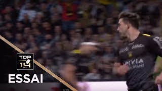 TOP 14  Essai Paul JORDAAN SR  Racing 92  La Rochelle  J17  Saison 20172018 [upl. by Nevad]