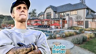 Justin Bieber Lifestyle Net Worth Salary Car Collection Mansion [upl. by Arikahs800]