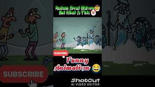 Madam found great history  But what this 🤡Funny animation 😂  subscribe funny animation shorts [upl. by Millisent946]