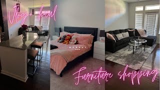 FURNISHING MY APARTMENT  hauls building furniture etc [upl. by Janeczka]