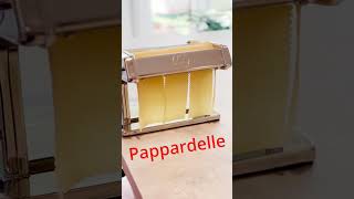 Making Pappardelle with Marcatopasta Attachment – Magic in the Kitchen 🍝 [upl. by Aleel]