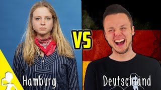 Normal Germans VS Hamburg Germans  Get Germanized w KleinAberHannah [upl. by Kittie]