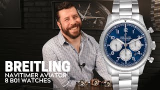 Breitling Navitimer 8 B01 Watches Review  SwissWatchExpo [upl. by Notirb61]