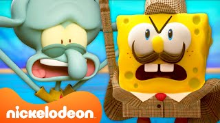 Every Time SpongeBob Needed A Counselor 💥  Kamp Koral  Nicktoons [upl. by Yelwah]