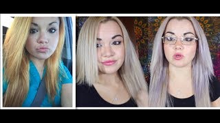 How To Fix Orange Hair Wella T18 Toner VS Purple Shampoo [upl. by Ecurb]