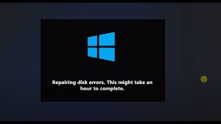 FIX PC Stuck on quotRepairing disk errors This might take an hour to completequot  Windows 1110 [upl. by Venator]