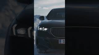 2024 BMW 520d xDrive Limousine on SNOW shortsvideo [upl. by Adekan]