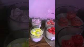 Velas artesanales Soy wax candles decoration music love candlebusiness flowers candles [upl. by Orelu]