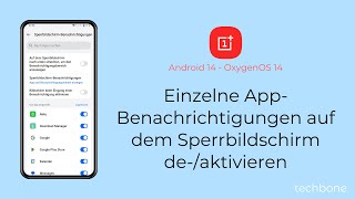 SperrbildschirmBenachrichtigungen einer App deaktivieren  OnePlus Android 14  OxygenOS 14 [upl. by Hnib]