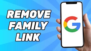 How To Remove Family Link From GOOGLE Account 2024 NEW [upl. by Akehsyt]