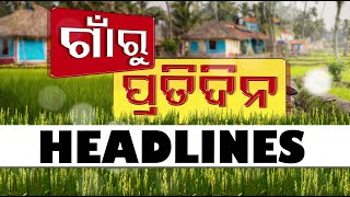 ଗାଁରୁ ପ୍ରତିଦିନ Headlines  26th September 2024  Odisha TV  OTV [upl. by Wes121]