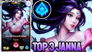 WILD RIFT JANNA  TOP 3 JANNA GAMEPLAY  CHALLENGER RANKED [upl. by Roxy]