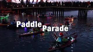 The Annual Holiday Lights Paddle Parade Presented by Tumalo Creek [upl. by Rintoul161]