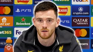 Andrew Robertson prematch press conference  Liverpool v Real Madrid  Champions League [upl. by Eidissac]