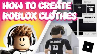 How To Create Your Own Shirt On Roblox  Tutorial [upl. by Aranahs]