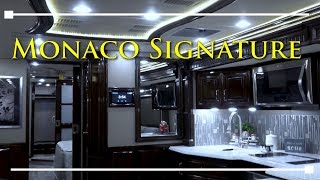 2018 Monaco Signature Class A Motorhome  RVingPlanetcom First Look at New RV [upl. by Wong]