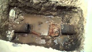 install sewer backwater valve part 4 [upl. by Charleen419]