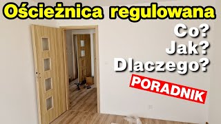 Wszystko o ościeżnicy regulowanej Jaki otwór pod drzwi 80 z ościeżnica regulowaną [upl. by Dobb544]