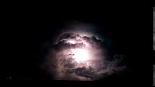 supercell Burgos light show storm 2 octubre 2013 FULL HD [upl. by Coralyn]