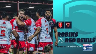 Highlights  Hull KR v Salford Red Devils  2024 Betfred Super League Round 24 [upl. by Hanikahs]