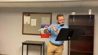 Georgia GMEA 20242025 AllState MS Technical Etude Middle School Band 68 FLUTE [upl. by Leciram]