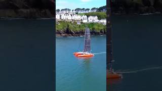 Fun in the Sun on the Fowey River Cornwall ⛵️ cornwall shorts fowey [upl. by Wesle]