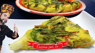 Frittata ai fiori di Zucca  Ricette Veloci [upl. by Oivatco16]