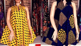 How to make a circle dressumbrella dress cutting and stitching [upl. by Kcarb]