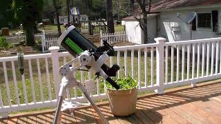 Apertura AD10 ReflectorSkyWatcher Skymax 150 MakCass Telescopes Astronomy  Donnie D [upl. by Aylatan]