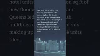 YIMBYs Q2 2024 Construction Report Counts More Than 1000 New Building Filings in New York from Apr [upl. by Nylasoj]