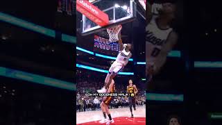 Malik Monk exploded to the rim 😱 nba [upl. by Kissie]