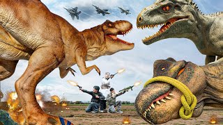 Jurassic World  The Pterodactyl Escape  Therizinosaurus VS Giganotosaurus  DINOSAUR Movie [upl. by Cherise]