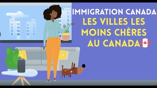 Les villes les moins chères au Canada en 2021  Comment y immigrer [upl. by Brandi528]