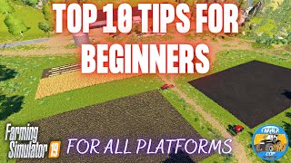 Top 10 Tips for Beginners in Farming Simulator 19 [upl. by Kegan]