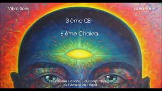 3 ème oeil 6 ème chakra Glande Pinéale ou Oeil dHorus  432 Hz [upl. by Ayana]