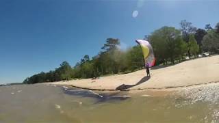 Kitesurfing Fairhope Alabama [upl. by Llerehc344]