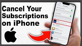 How to Cancel Subscriptions on iPhone  Full Guide 2024 [upl. by Ahsilif]