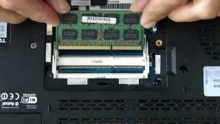 Toshiba Qosmio F750 Series Memory Replacement [upl. by Ridinger586]