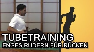 Rückenübung Enges Rudern im Sitzen  Tubetraining [upl. by Fitzger777]