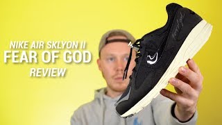 Fear of God Nike Air Skylon 2 Review amp On Feet [upl. by Nialb]