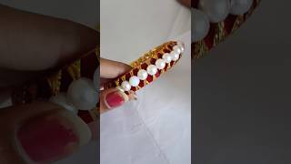 Diy unique bangles 😱 diy bangles shortvideo youtubeshorts craft [upl. by Aicargatla]