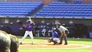 SNYtv  Castillo bats during Intrasquad game [upl. by Alyakcm]