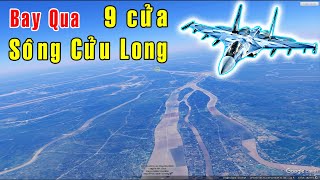 Bay khám phá 9 cửa SÔNG CỬU LONG Vẻ Đẹp Ấn Tượng Việt Nam GO [upl. by Mungam134]