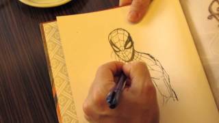 Humberto Ramos Speed Drawing SpiderMan [upl. by Catherine]