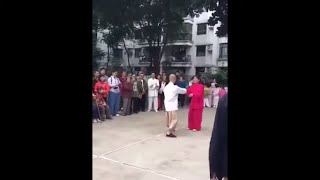 MMA Fighters Ask Tai Chi Master To Demonstrate Chi Technique [upl. by Eoz58]