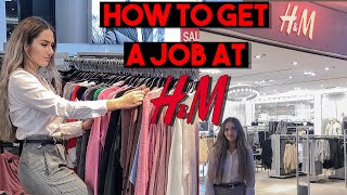 How To Get A Job At HampM [upl. by Idak]