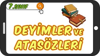 Deyimler ve Atasözleri  Akılda Kalıcı Anlatım 📙 7Sınıf Türkçe 2023 [upl. by Aninep]