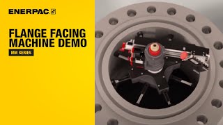 Flange Facing Machine Product Demonstration [upl. by Belvia]